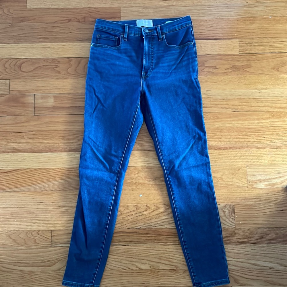 Everlane skinny jeans dark blue size 28